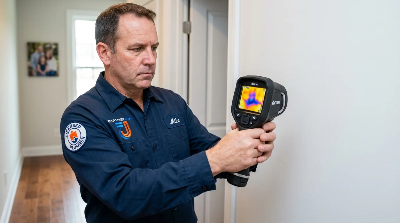 Thermal imaging leak detection by Johns Plumbing LLC in Dupo